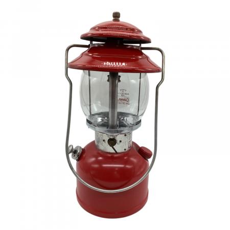 Coleman (コールマン) ガソリンランタン 1980年6月製 PYREXグローブ 赤