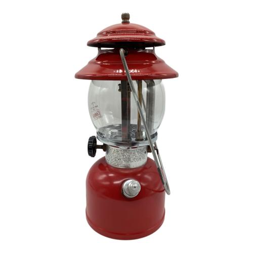 Coleman (コールマン) ガソリンランタン 1980年6月製 PYREXグローブ 赤