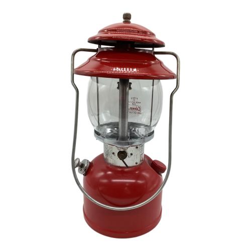 Coleman (コールマン) ガソリンランタン 1980年6月製 PYREXグローブ 赤