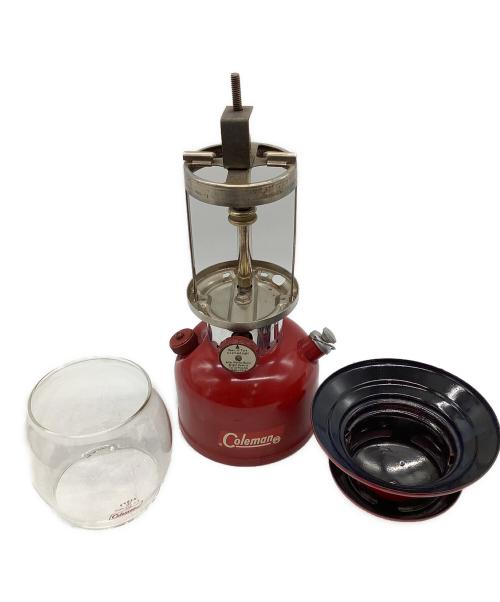 Coleman (コールマン) ガソリンランタン 1962年6月製 PYREXグローブ/タンク背面サンシャインマーク 200A マルーンレッド レッドボーダー/前期型ベンチレーター