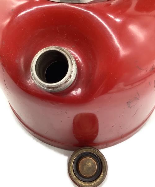 Coleman (コールマン) ガソリンランタン 1962年6月製 PYREXグローブ/タンク背面サンシャインマーク 200A マルーンレッド レッドボーダー/前期型ベンチレーター