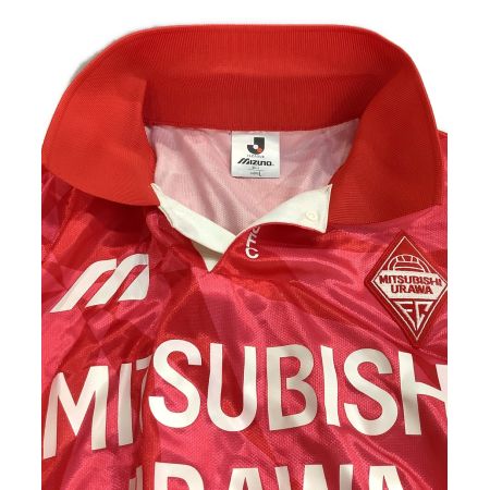 浦和レッズ (ウラワレッズ) サッカーユニフォーム メンズ SIZE L レッド 1993-94年リーグ戦ホーム MIZUNO