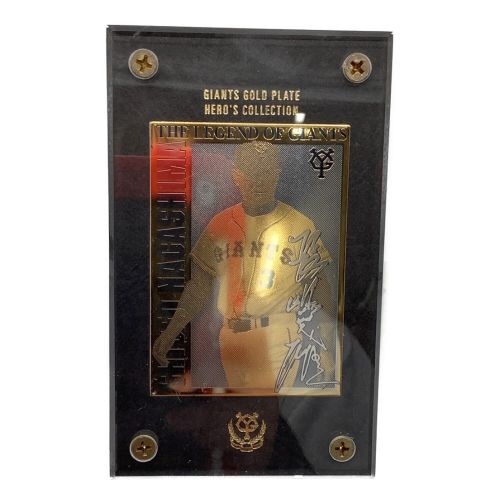 読売ジャイアンツ (ヨミウリジャイアンツ) 応援グッズ ゴールドプレート 長嶋茂雄