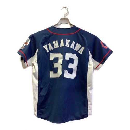 埼玉西武ライオンズ (サイタマセイブライオンズ) 応援グッズ SIZE M ネイビー 【33】山川穂高 ユニフォーム