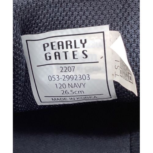 PEARLY GATES (パーリーゲイツ) ゴルフシューズ メンズ SIZE 26.5cm ネイビー 22年モデル 053-2992303