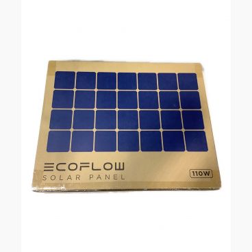 新品未開封】Ecoflow 明るく エコフロー 110W ソーラーパネル
