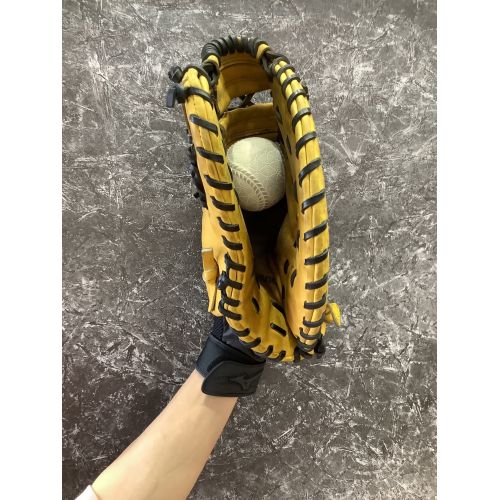 MIZUNO (ミズノ) 軟式グローブ 30cm イエロー ファーストミット