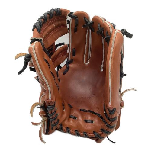 Yell-story 硬式グローブ 28m ブラウン 内野用