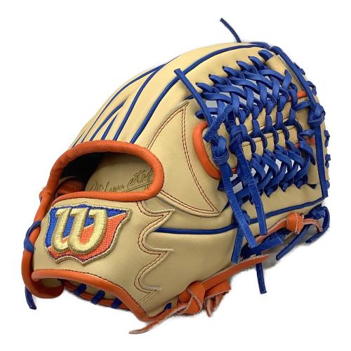 Wilson (ウィルソン) 軟式グローブ ベージュ DUAL TECHNOLOGY ケース付 内野用 PROーSTOCK leather