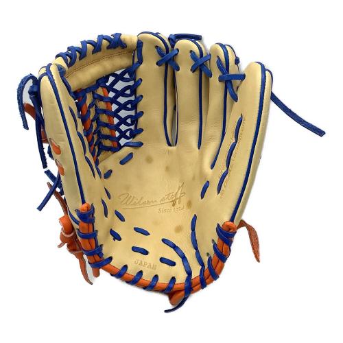 Wilson (ウィルソン) 軟式グローブ ベージュ DUAL TECHNOLOGY ケース付 内野用 PROーSTOCK leather