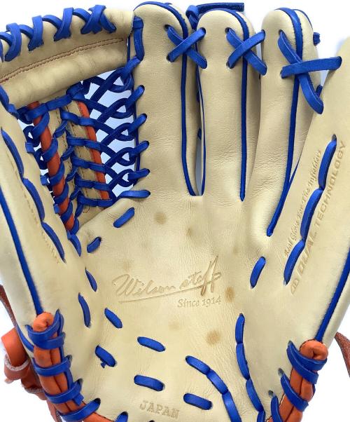 Wilson (ウィルソン) 軟式グローブ ベージュ DUAL TECHNOLOGY ケース付 内野用 PROーSTOCK leather