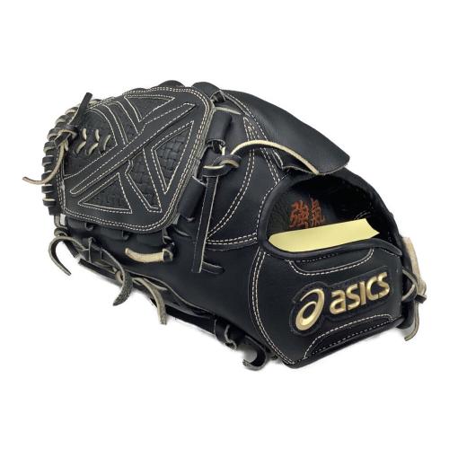 asics (アシックス) 硬式グローブ 約29cm ブラック ゴールドステージ 投手用 左投げ用 BOGNN1