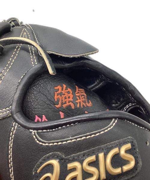 asics (アシックス) 硬式グローブ 約29cm ブラック ゴールドステージ 投手用 左投げ用 BOGNN1