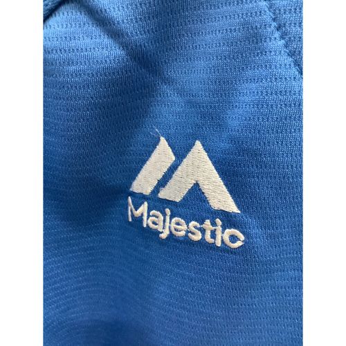 埼玉西武ライオンズ (サイタマセイブライオンズ) 応援グッズ SIZE L ブルー Majestic ユニフォーム 復刻/黄金時代