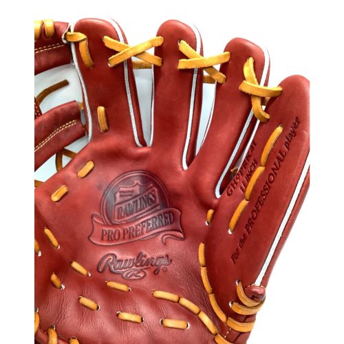 RAWLINGS (ローリングス) 硬式グローブ 約27cm レッド プロ