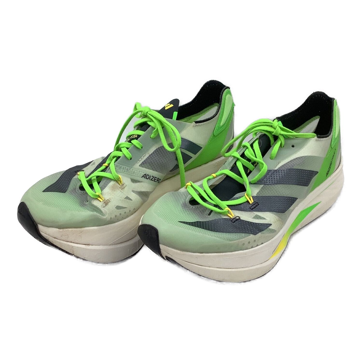 adidas (アディダス) ランニングシューズ メンズ SIZE 26.5cm 黄緑