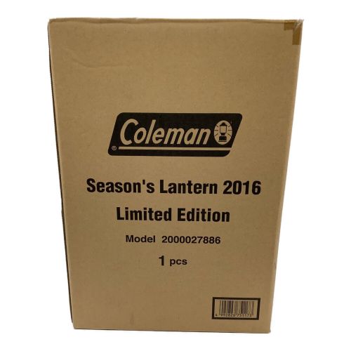 Coleman (コールマン) ガソリンランタン ベイルレザーカスタム 2015年8月製 2000027886 シーズンズランタン2016