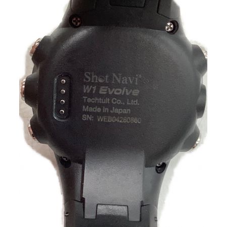 Shot Navi (ショットナビ) ゴルフGPSナビ シルバー×ブラック 充電ケーブル・元箱付 2021年 W1 Evolve