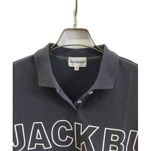 JACK BUNNY (ジャックバニー) ゴルフウェア(トップス) レディース SIZE L ネイビー 2021年モデル ポロシャツ
