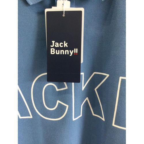 JACK BUNNY (ジャックバニー) ゴルフウェア(トップス) メンズ SIZE M スカイブルー 2021年モデル 吸水速乾 ポロシャツ 262-1160427