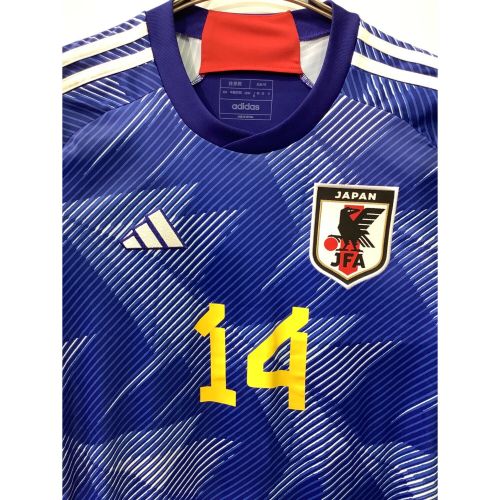 日本代表 (ニホンダイヒョウ) サッカーユニフォーム メンズ SIZE M ブルー 【14】伊東・2022年モデル