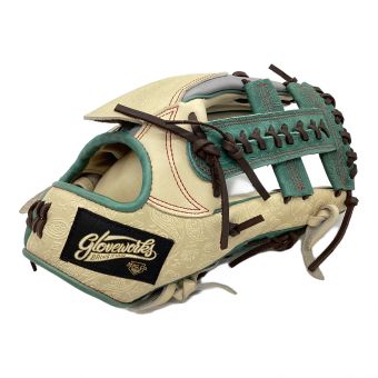 gloveworks 軟式グローブ 31cm グリーン オーダーグローブ 外野用