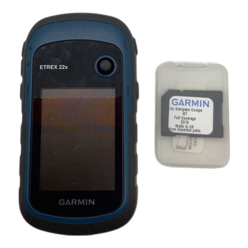 GARMIN (ガーミン) 携帯用GPS ブルー ヨーロッパ版SD付(2019) ETREX 22x