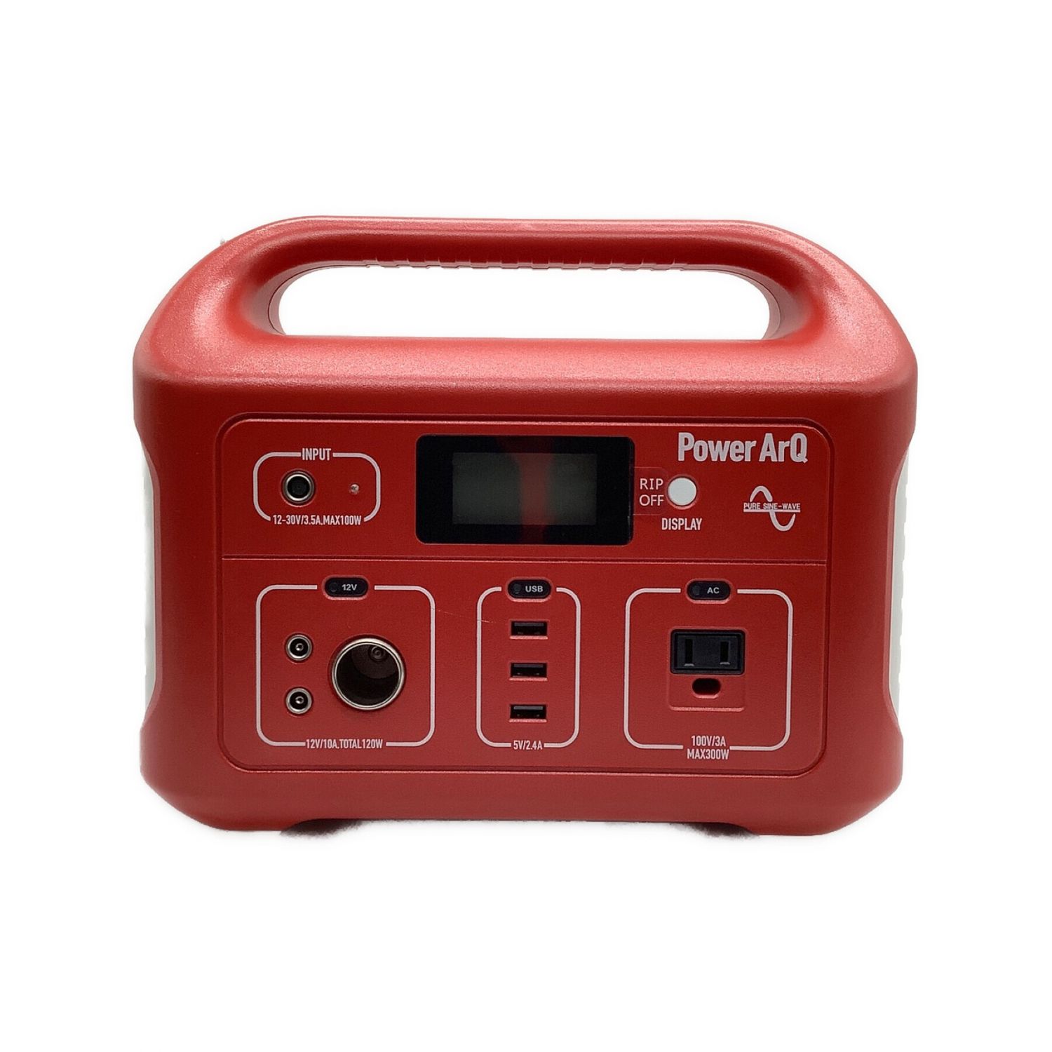 Smart Tap (スマートタップ) ポータブル電源 レッド Power ArQ 008601C