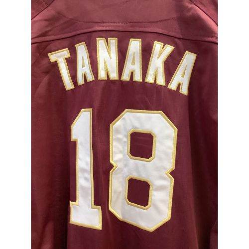 【中古】東北楽天ゴールデンイーグルス (トウホクラクテンゴールデンイーグルス) 応援グッズ Size L エンジ ユニフォーム 田中将大【18】 レプリカ