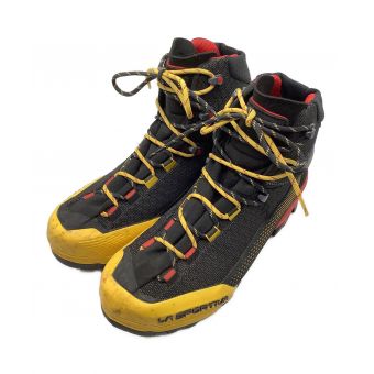 LA SPORTIVA (スポルティバ) トレッキングシューズ メンズ SIZE 44 イエロー×ブラック GORE-TEX エクイリビウムST GTX