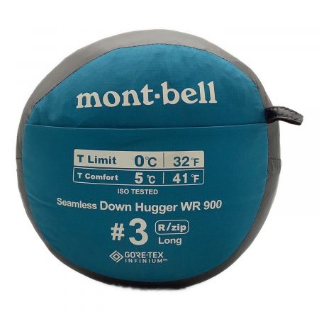 mont-bell (モンベル) マミー型シュラフ 快適温度5℃ 1121395 ドライシームレスダウンハガー900 #3 ダウン 【春～秋用】 ~198cmまで