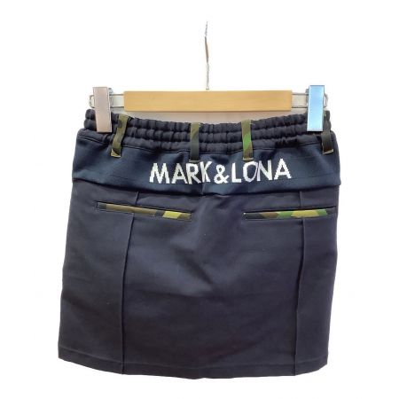 MARK&LONA (マークアンドロナ) ゴルフウェア(スカート) レディース SIZE S ネイビー /// カモフラージュ柄
