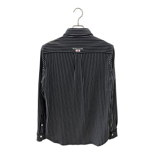 PEARLY GATES (パーリーゲイツ) ゴルフウェア(トップス) メンズ SIZE M ホワイト×ブラック ベアフロート 長袖カットソープルオーバー・2023年モデル 長袖カットソー 053-3261903