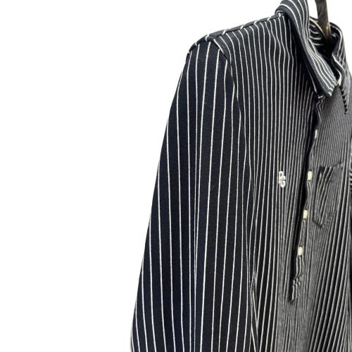 PEARLY GATES (パーリーゲイツ) ゴルフウェア(トップス) メンズ SIZE M ホワイト×ブラック ベアフロート 長袖カットソープルオーバー・2023年モデル 長袖カットソー 053-3261903