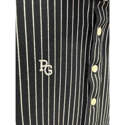 PEARLY GATES (パーリーゲイツ) ゴルフウェア(トップス) メンズ SIZE M ホワイト×ブラック ベアフロート 長袖カットソープルオーバー・2023年モデル 長袖カットソー 053-3261903