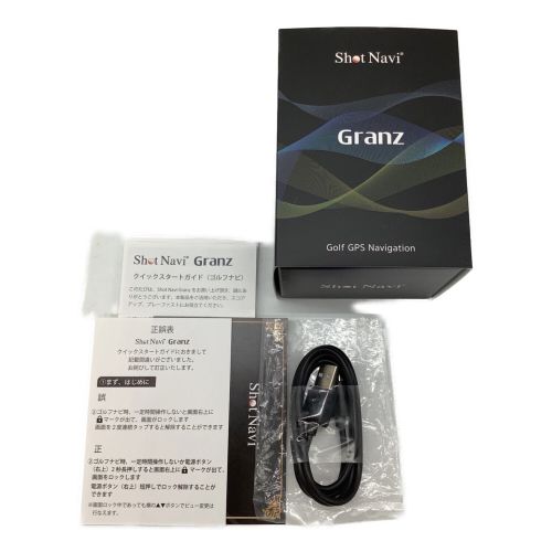 shotnavi (ショットナビ) ゴルフGPSナビ ブラック Granz