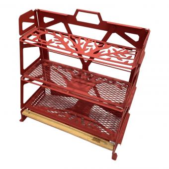 NATURETONES (ネイチャートーンズ) システムラック レッド スリーステージラック