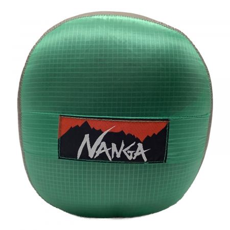 NANGA (ナンガ) マミー型シュラフ グリーン 廃盤カラー オーロラ 750STD ダウン 【冬用】 約210cm