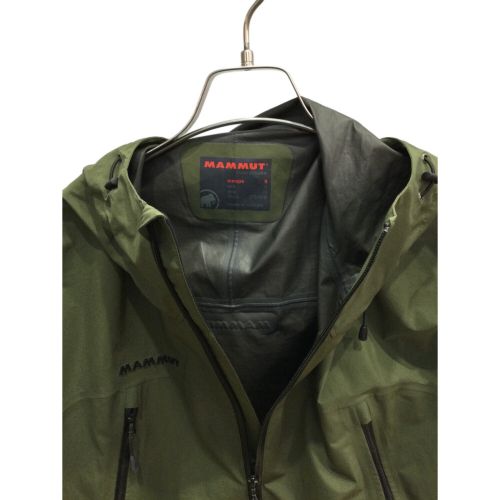 MAMMUT (マムート) トレッキングウェア(レインウェア) メンズ SIZE M カーキ×ブラック ケース付 GORE-TEX クライメイトレインスーツAF 1010-26551