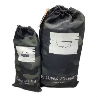 URBAN FOREST (アーバンフォレスト) ヘキサタープ GRIND LODGE 生刷り HEXA TARP SKIN 幕男 くろまるち 500×420㎝