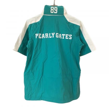 PEARLY GATES (パーリーゲイツ) ゴルフウェア(トップス) レディース SIZE S ホワイト×グリーン レインウェア 053-0988402