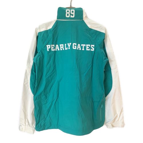 PEARLY GATES (パーリーゲイツ) ゴルフウェア(トップス) レディース SIZE S ホワイト×グリーン レインウェア 053-0988402