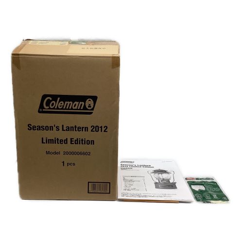 Coleman (コールマン)シーズンズランタン 2012 未使用品