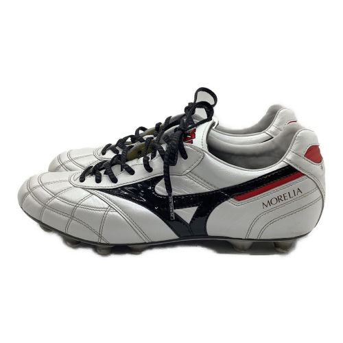 MIZUNO (ミズノ) サッカースパイク メンズ SIZE 26cm ホワイト モレリアⅡJAPAN 収納ケース付 P1GA200209