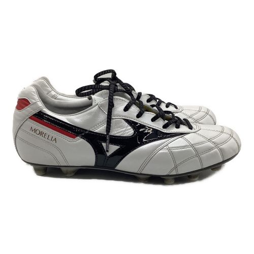 MIZUNO (ミズノ) サッカースパイク メンズ SIZE 26cm ホワイト モレリアⅡJAPAN 収納ケース付 P1GA200209