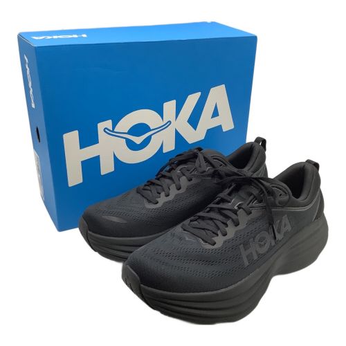 HOKAONEONE (ホカオネオネ) ランニングシューズ メンズ SIZE 28cm ブラック BONDI 8 1123202