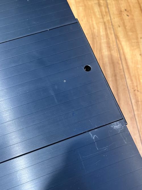 verne (ベルン) アウトドアテーブル ブラック FLAT TABLE