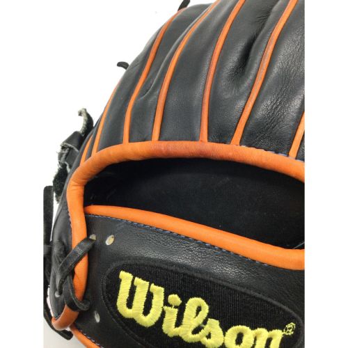 Wilson (ウィルソン) 硬式グローブ 約28cm オレンジ×ブラック A2000 内野用 1786