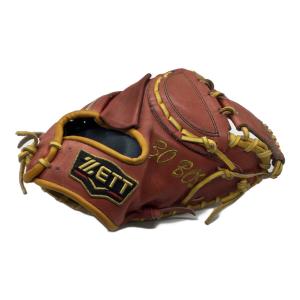 ZETT (ゼット) 硬式グローブ 約32cm レッド オーダーグローブ キャッチャーミット