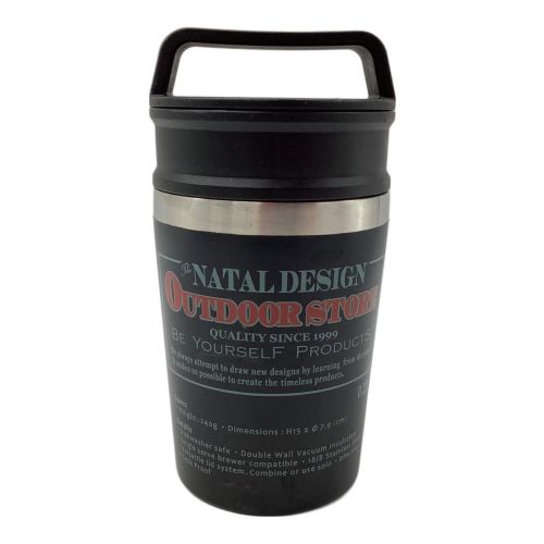 NATAL DESIGN (ネイタルデザイン) アウトドア食器 0.23L ブラック STANLEY